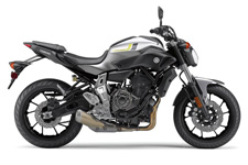 New 2017 YAMAHA FZ-07 MATTE SILVER THE MOST FUN & PERFORMANCE FOR THE PRICE The ultimate sportbike for just over $7K, the FZ‑07 offers huge thrills and fun in a value packed light weight and nimble package ‑‑ now available with ABS brakes